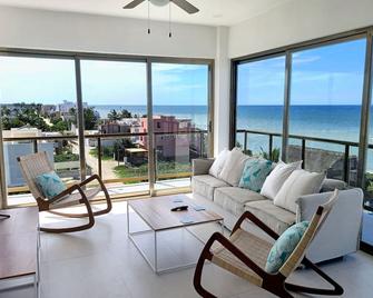 Energy efficient beachfront PH, - Chicxulub Puerto - Balcón