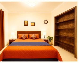 Goroomgo Travellers inn Goa - Panaji - Slaapkamer