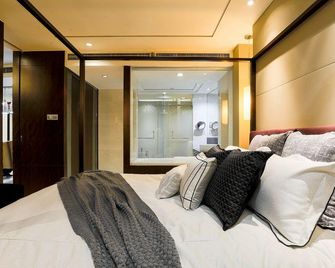 Mingsu Justin Boutique Apartment (Tianjin Binjiang Road) - Tianjin - Bedroom