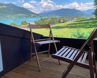 Ferienwohnung Schwarzindien - Mondsee - Balcón
