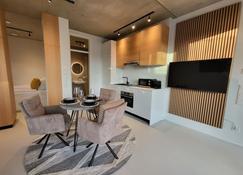 Sioux: Stilvolles Designapartment Am Bodensee - Bodolz - Cucina