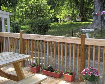 2 miles from NB State Park, James River, hiking trails and trout fishing! - Natural Bridge Station - Balcony