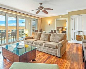 Kbm Resorts Free Car Honua Kai Hokulani Ocean View 1-Bedroom Condo Beautiful View Hkh-114 - Kaanapali - Living room