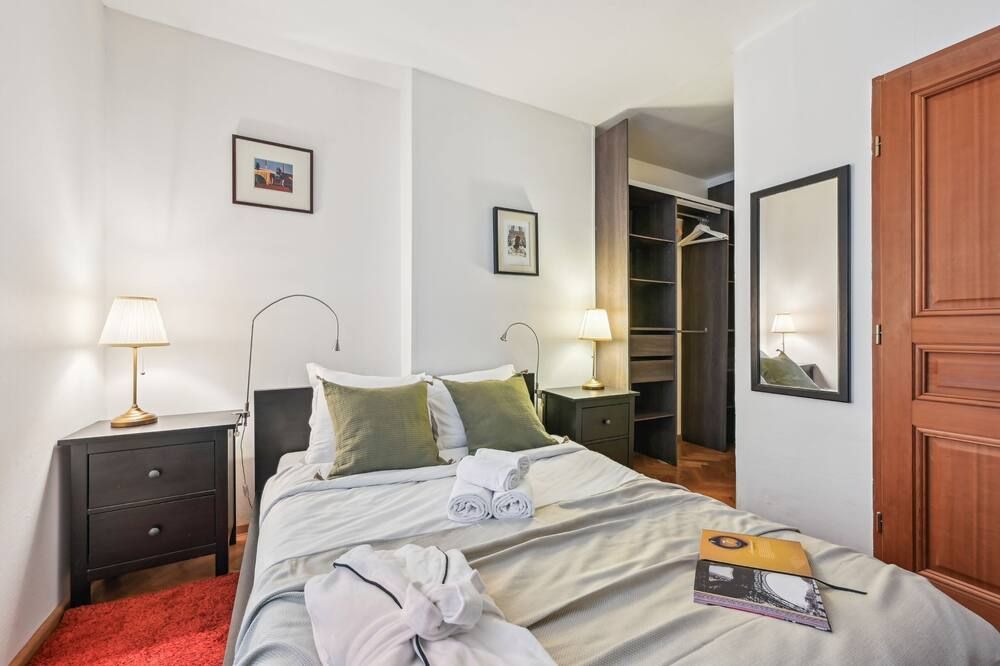 Chic 1BR Apartment near Eiffel Tower - פריז - חדר שינה