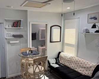 Charming 1-bedroom cottage with AC, WiFi in downtown Hanover, PA - Hanover - Living room