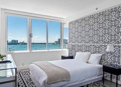 1100 L726 Luxury Bay View 2 Bedroom 2 Bath Suite & Balcony - Miami Beach - Bedroom