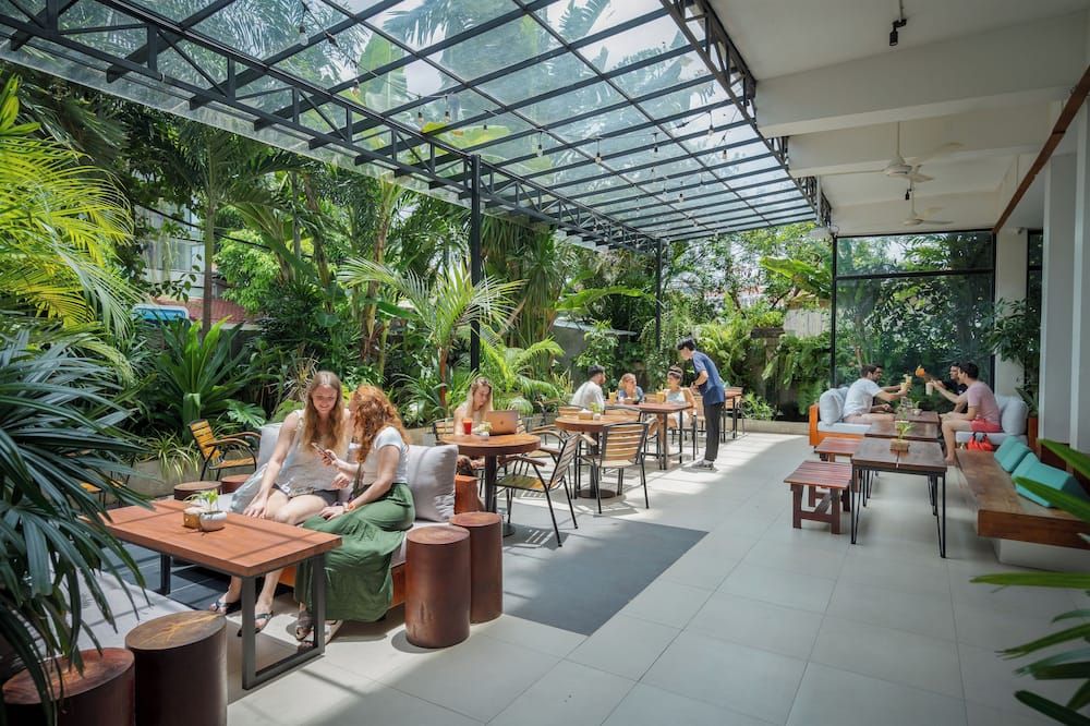 أونديرز هوستل سيام ري أب - سيم ريب - مطعم