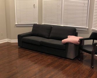 2-bedroom townhome in superb Baltimore with parking and gated yard - Baltimore - Living room