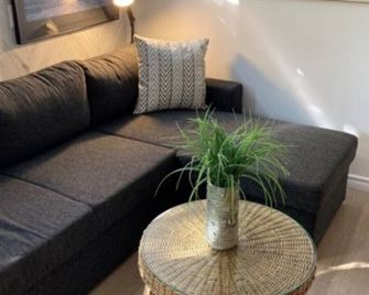 Recently reno'd cottage with private fenced yard, near beach, trails & village. - Qualicum Beach - Living room