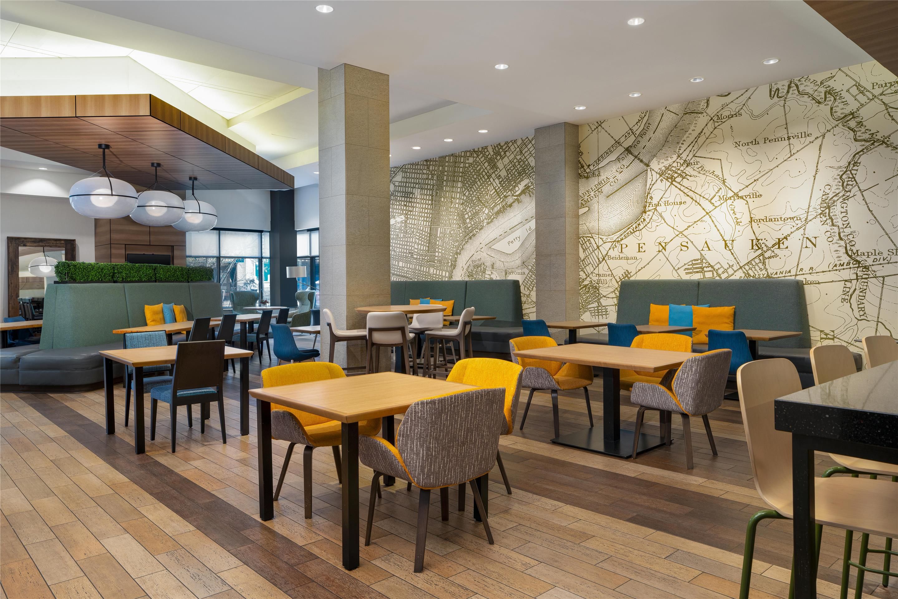 هوم2 سويتس باي هيلتون فيلادلفيا - فيلادلفيا - مطعم