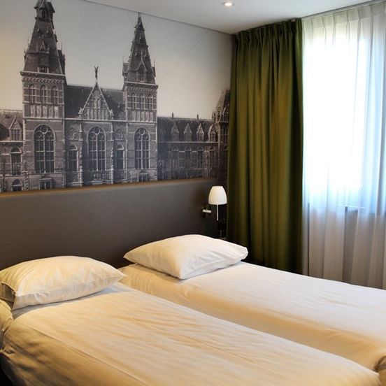 Bedroom view of Royal Amsterdam Hotel