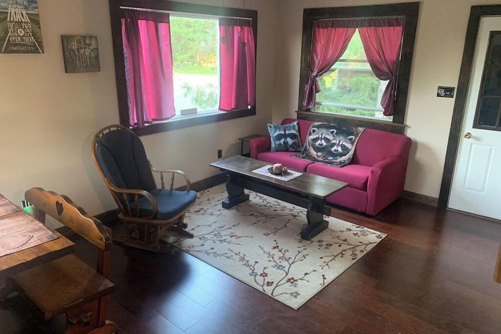 Charming Hideaway suite in the heart of the PA Grand Canyon with AC, WiFi - Wellsboro - Living room