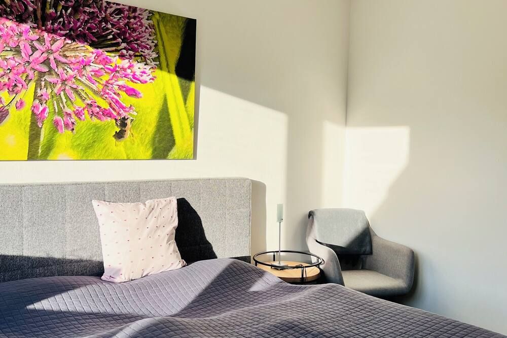 Neues, ruhiges Apartment Nordic in Düsseldorf-Nord - دوسيلدورف - غرفة نوم