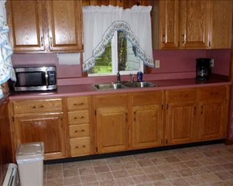 Lakefront Cottage Rental with Sunset Views on Sebasticook Lake in Maine - Newport - Kitchen
