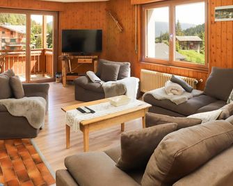 Apartment Résidence 25 by Interhome - Champex - Obývací pokoj