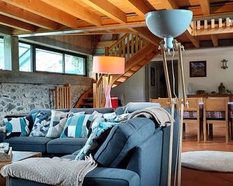 Chalet 150 m2 10 people, la Mongie resort, cols d'aspin and Tourmalet - Sainte-Marie-de-Campan - Wohnzimmer