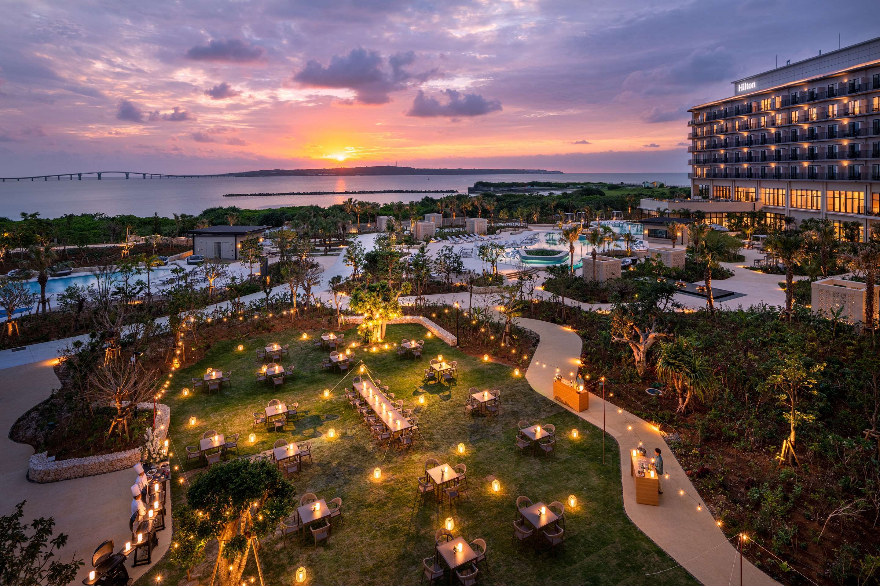 Hilton Okinawa Miyako Island Resort - מיאקוג'ימה - מסעדה