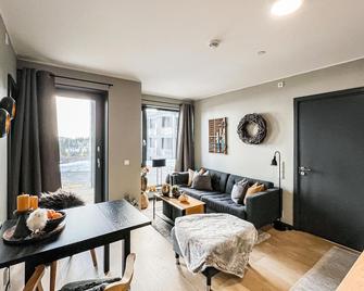 2 Bedroom Awesome Apartment In Sjusjøen - Sjusjøen - Living room