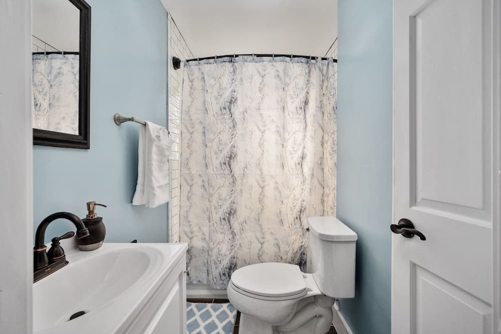 Bathroom view of The Cute Haven.