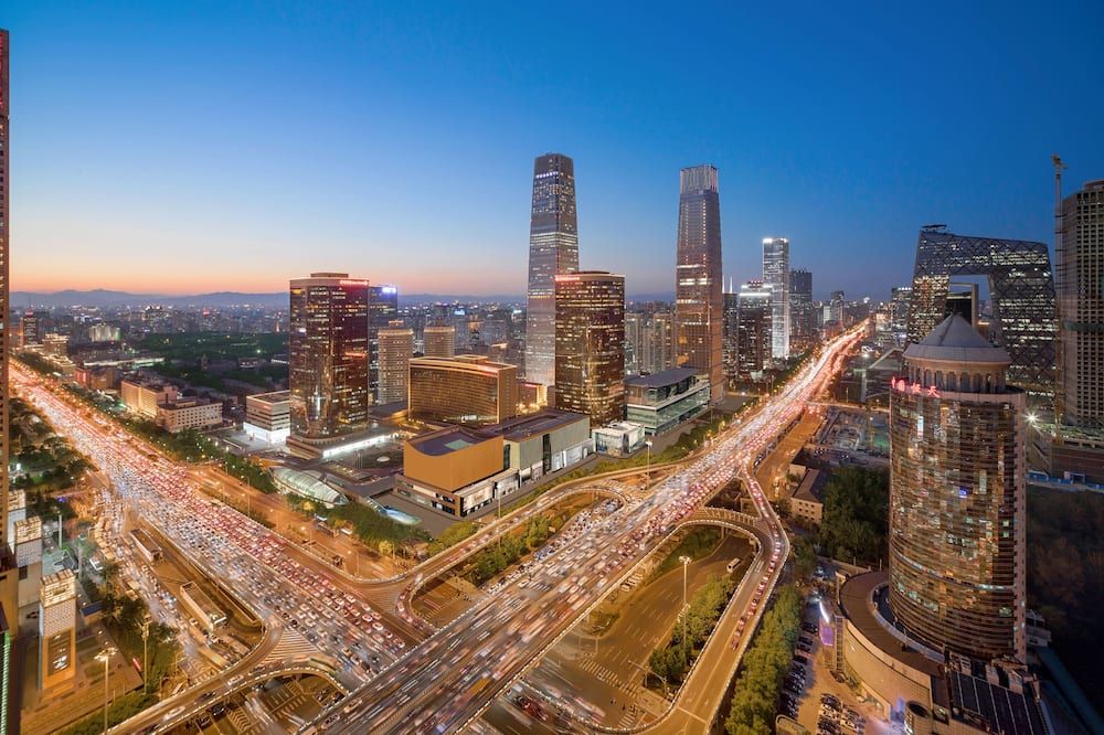 Outdoors view view of China World Hotel, Beijing
