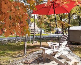 Yellow Door - Cabin\n\' Off The Grid\'\nSurrounded by Mountains, Lakes & Nature \n\n - Whitefish Falls - Patio
