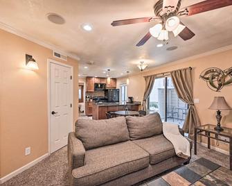 Condo with Patio and Pool Access in Greenwood Village! - Greenwood Village - Living room