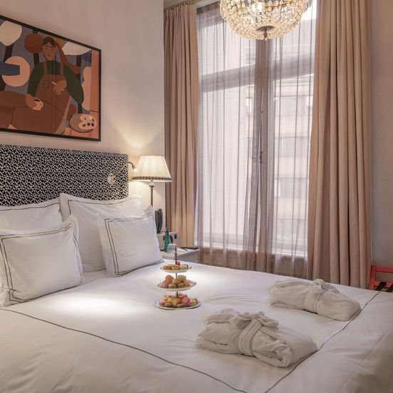 Bedroom view of The Sparrow Hotel