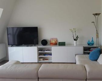 Luxury Apartment In Flemish Ardennes With Forest View - Geraardsbergen - Obývací pokoj