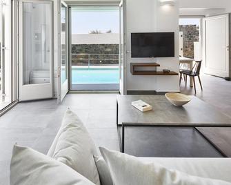 Alchemy Villa - Prive Pool - Megalochori - Obývací pokoj