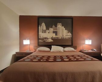Super 8 by Wyndham Canton/Livonia Area - Canton - Slaapkamer