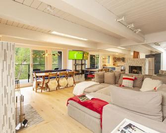 Luxurious Riverfront Modern Mountain Townhouse, Downtown Aspen - walk everywhere - Aspen - Salon