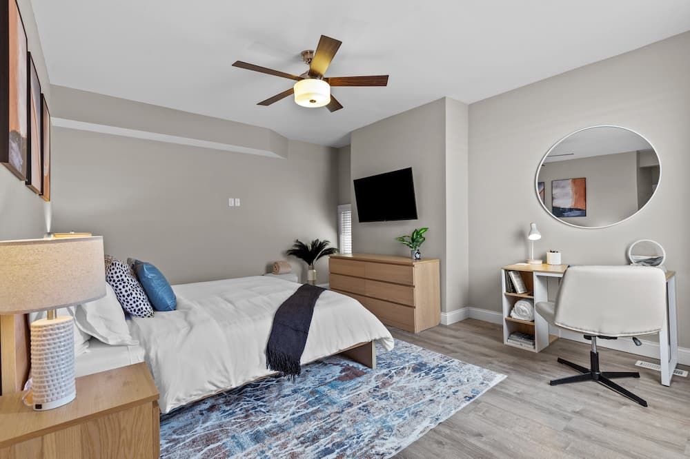 هيستوريك هافن اي جي فاكيشن رينتالز - سانت لويس - غرفة نوم