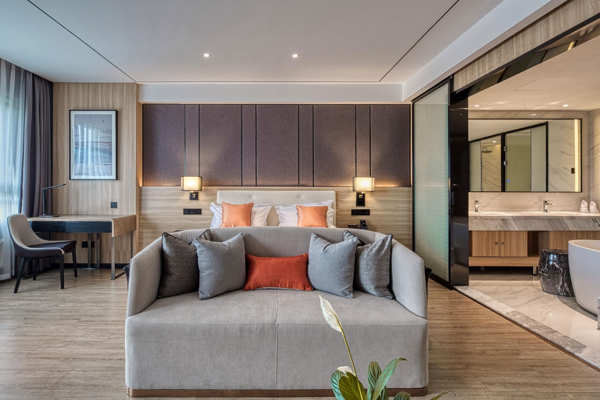 Handan Mingzhu Hotel (Congtai Park Handan Road) - האנדן - חדר שינה