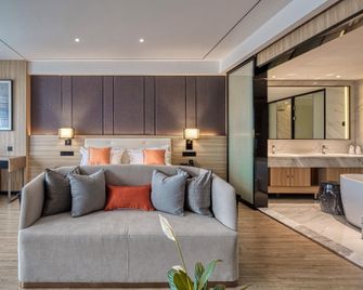 Handan Mingzhu Hotel (Congtai Park Handan Road) - Handan - Schlafzimmer