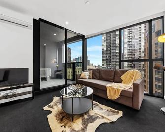 A Comfy Apt Only a 5-min Walk to Victoria Market - Melbourne - Sala de estar