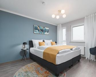Deluxe Apartment 2 Schlafzimmer - Aufzug - Kostenlos Parken - Balkon - Messe Flughafen - Leinfelden-Echterdingen - Schlafzimmer