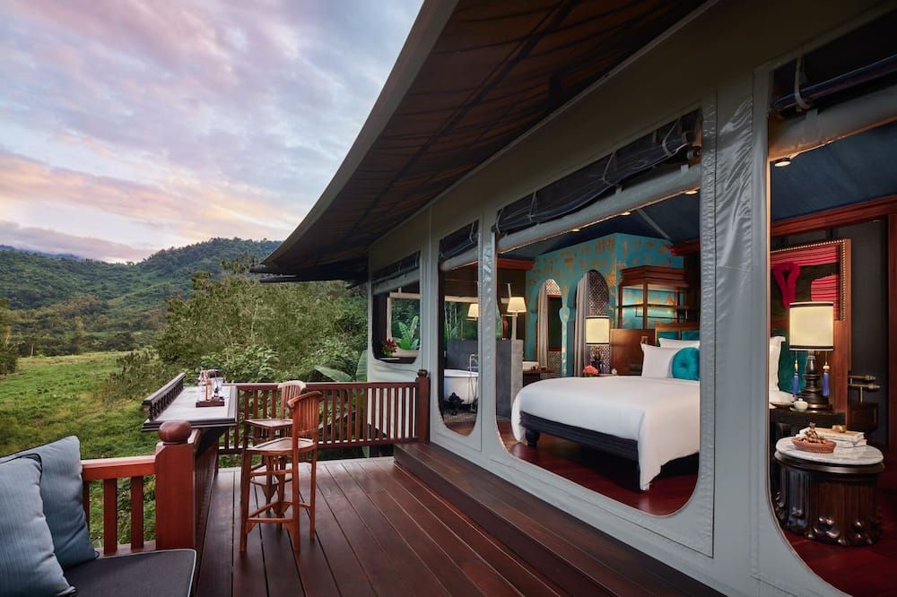 Rosewood Luang Prabang - לואנג פראבאנג - מרפסת