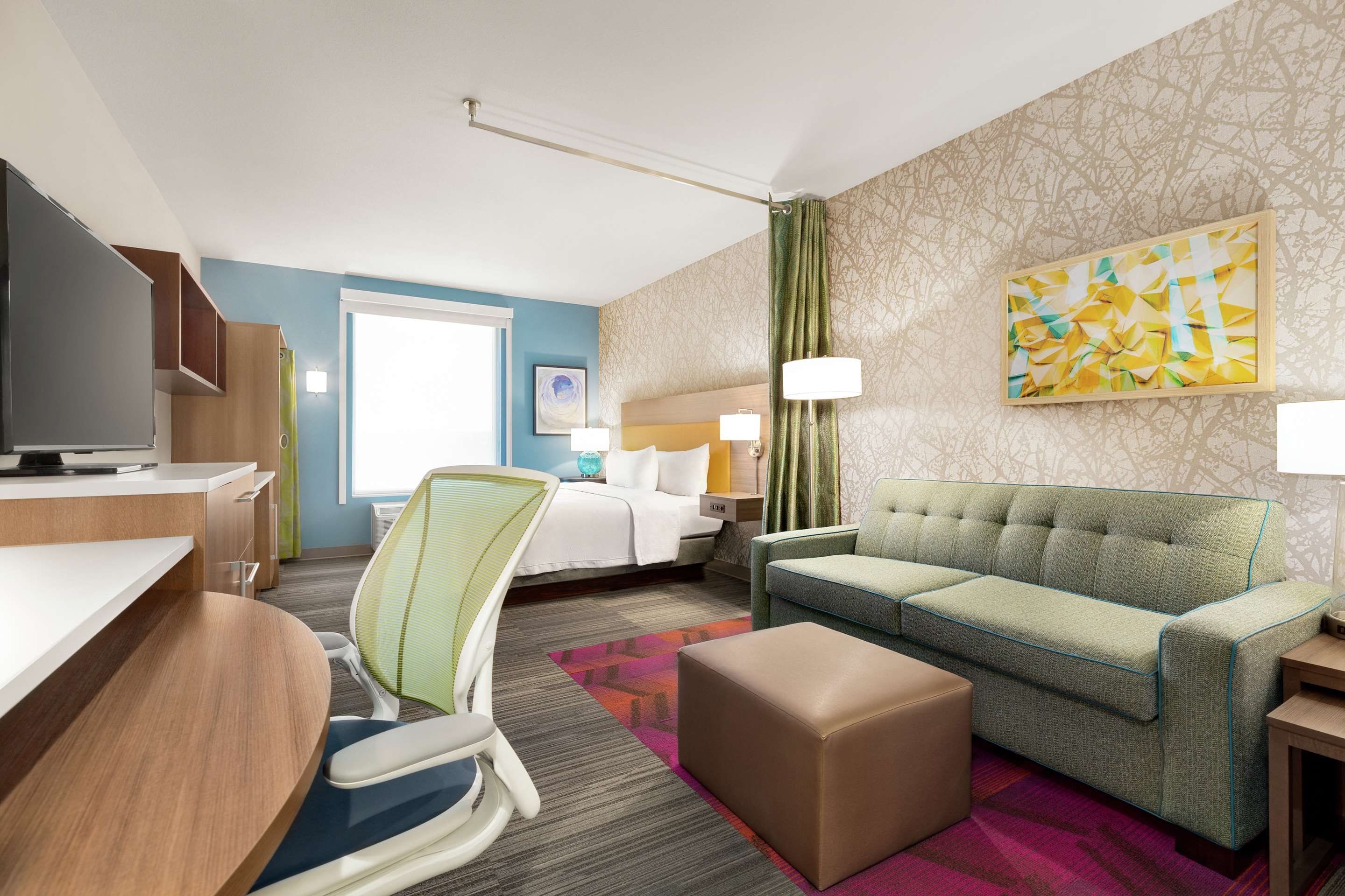 Bedroom view of Home2 Suites by Hilton Colorado Springs South