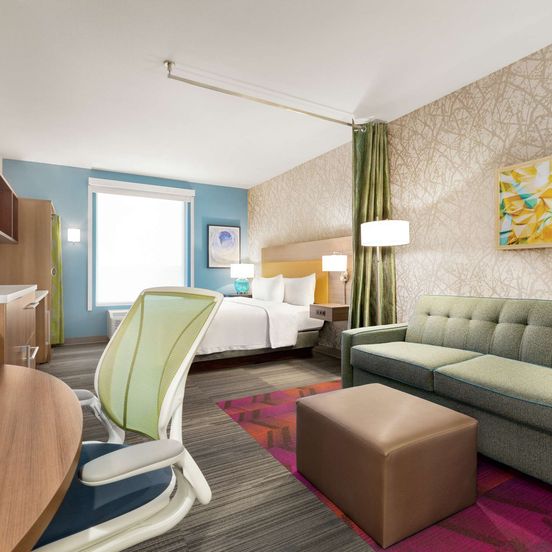 Bedroom view of Home2 Suites by Hilton Colorado Springs South