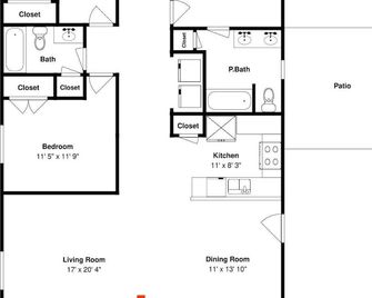 Diving Dolphin by Silver Sands Vacation Rentals - Port Aransas - Floorplan