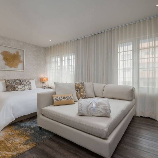 Bedroom view of The Marlin Hotel