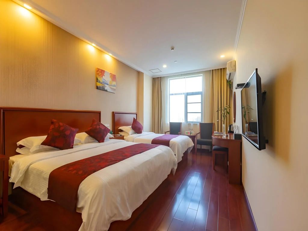 Greentree Inn Huzhou Anji Yingbin Avenue Express Hotel - Huzhou - Slaapkamer