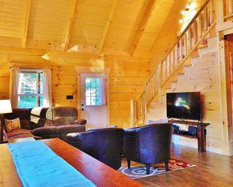 Clean Cabin WiFi in-town Easy access PAVED Black Mountain 15min to Asheville - Black Mountain - Living room
