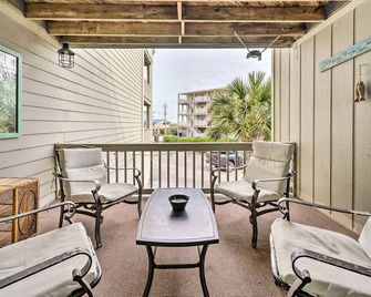 Coastal Condo with Pool Access - Steps to Beach - Carolina Beach - Balcony