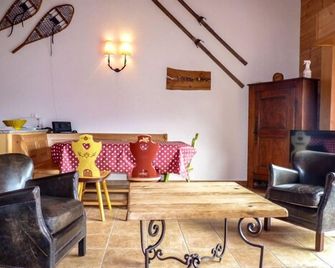 Apartment Fénestral 301 by Interhome - Leytron - Wohnzimmer