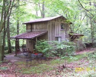 Private\/secluded & Sanitized in Mature Woods by Park short walk to Creek Pets OK - Cosby - Patio