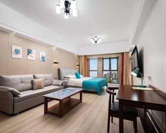 Yinuo Apartment Hotel (Wanda Plaza, Wuhan Sports Center Metro Station) - Wuhan - Salon