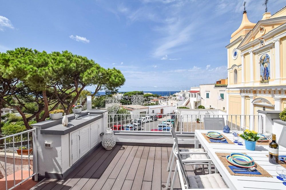 Nice Apartment In Forio With Wifi - Ischia - Balkon