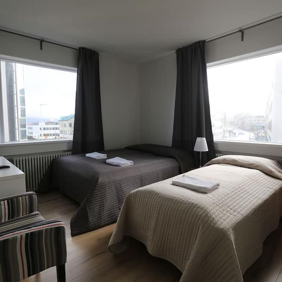 Bedroom view of 100 Iceland Hotel