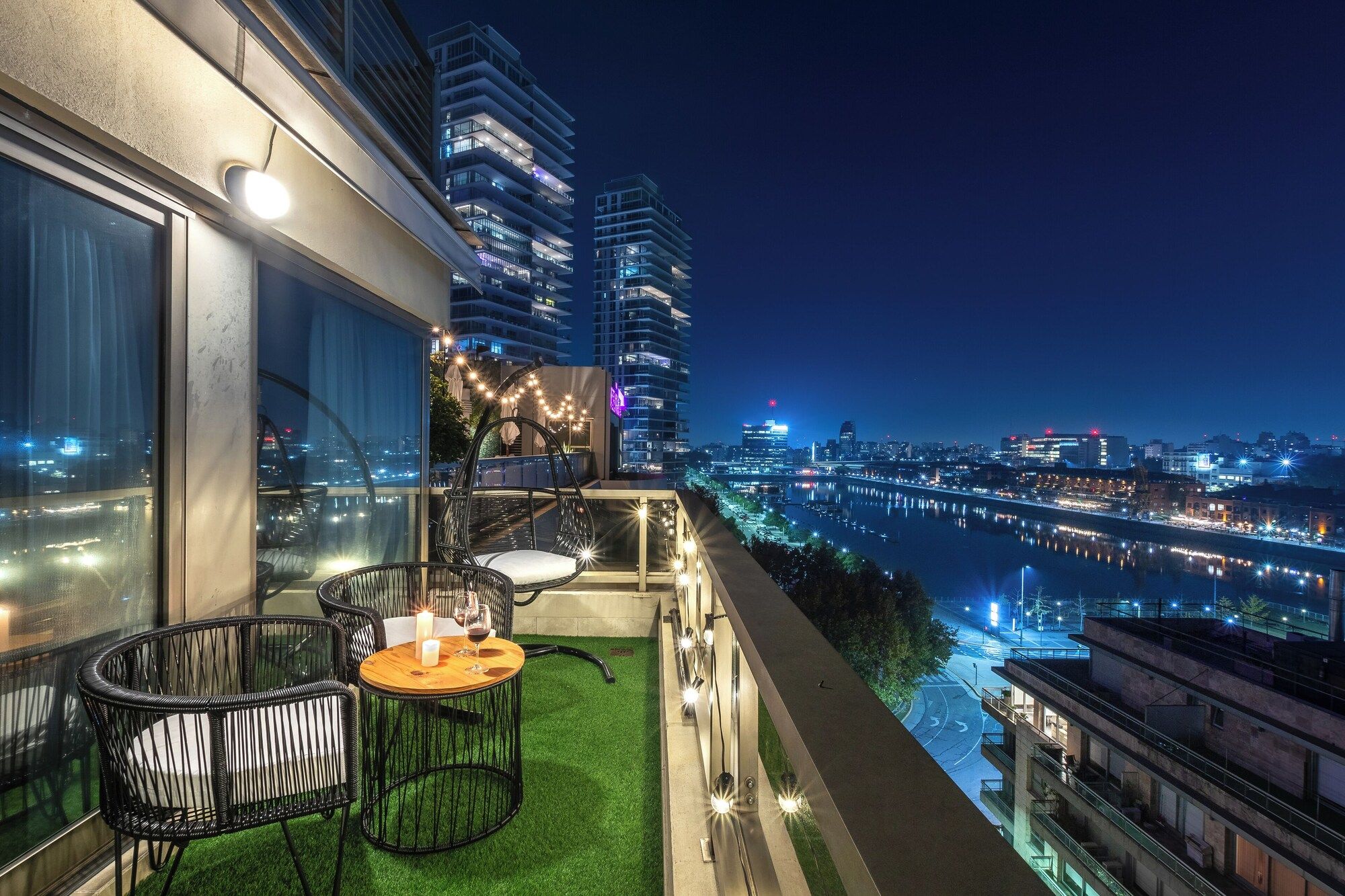 Luxury Apartments in Puerto Madero - בואנוס איירס - מרפסת